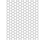 DG 1970 - Hexagon Tile White 750H x 600W  Hexagon Tile White