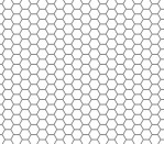 DG 1970 - Hexagon Tile White 750H x 900W  Hexagon Tile White